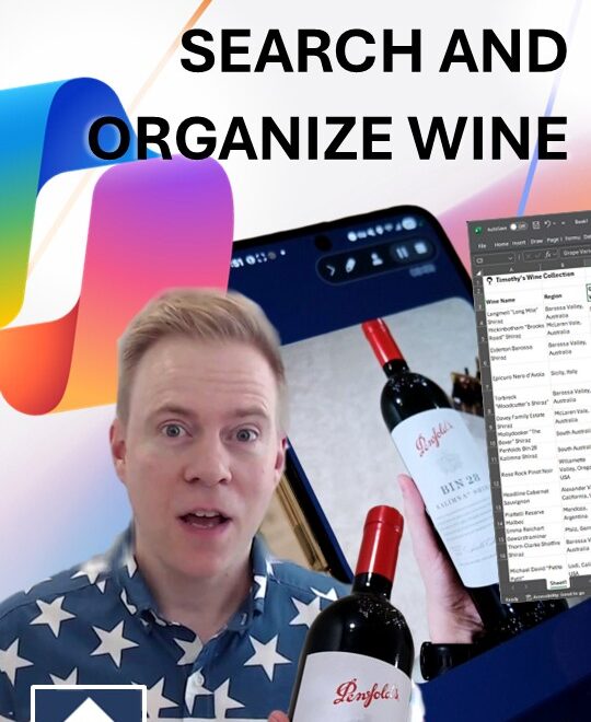 🍷 Organize and List Wine Collection with Copilot
